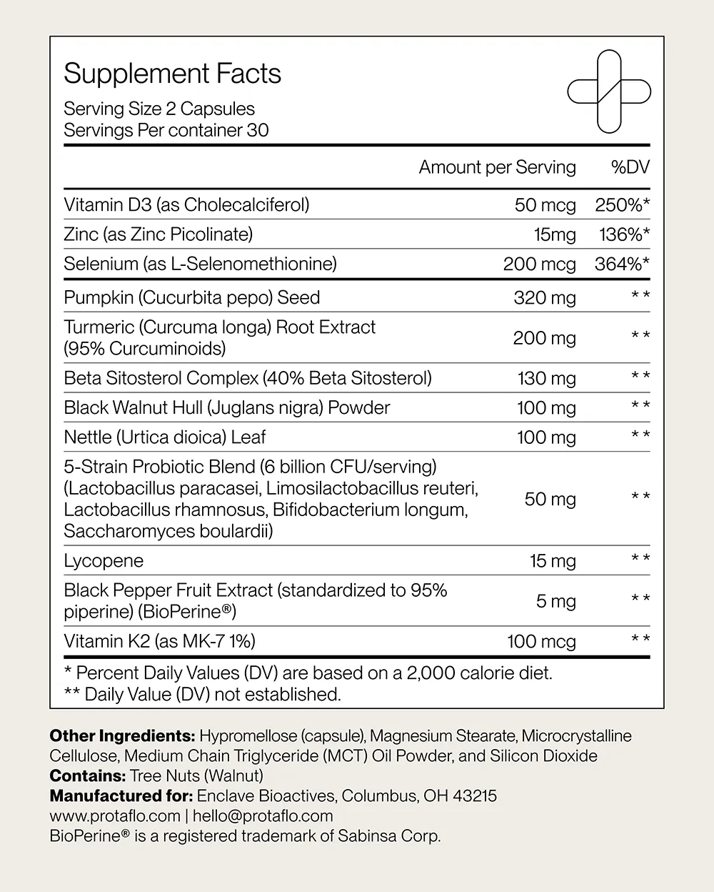Protaflo Prostate Supplement